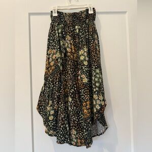 Sozy Floral High-Low Skirt